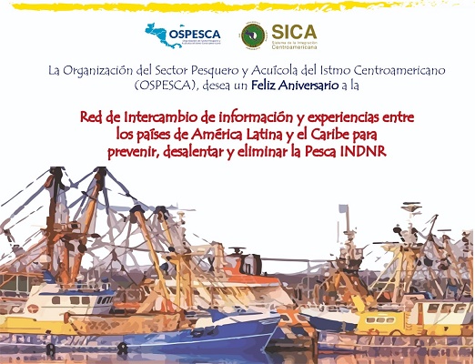 OSPESCA, desea a la Red un "Feliz Aniversario"