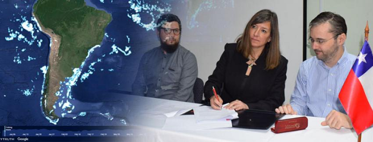 Sernapesca y ONG Global Fishing Watch firman acuerdo para facilitar acceso a Monitoreo Satelital de Embarcaciones Pesqueras